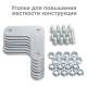 Стеллаж металлический  "ГРАФИТ MS KD-180/30/70-5", лофт, 1800х700х300 мм, 5 полок, 291267, S240BR123593. Фото товара с разных ракурсов.