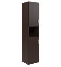 Шкаф колонка с 2-мя глухими малыми дверьми SR-5U.4(R) Легно темный 386х375х1815